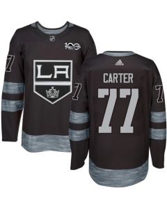 Kings #77 Jeff Carter Black 1917-2017 100th Anniversary Stitched NHL Jersey