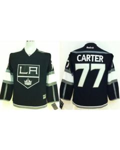 Kings #77 Jeff Carter Black Home Stitched Youth NHL Jersey