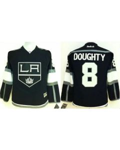 Kings #8 Drew Doughty Black Home Stitched Youth NHL Jersey