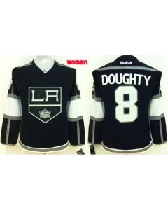 Kings #8 Drew Doughty Black Home Women's Stitched NHL Jersey