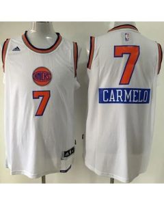 Knicks #7 Carmelo Anthony White 2014-15 Christmas Day Stitched Youth NBA Jersey