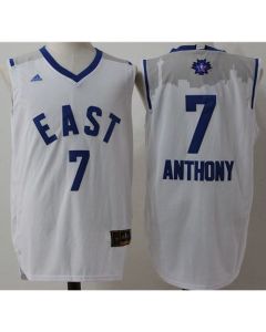 Knicks #7 Carmelo Anthony White 2016 All Star Stitched NBA Jersey