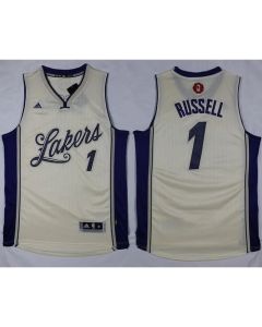 Lakers #1 D'Angelo Russell White 2015-2016 Christmas Day Stitched NBA Jersey