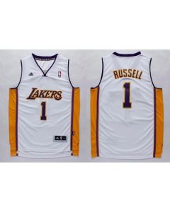 Lakers #1 D'Angelo Russell White Stitched NBA Jersey