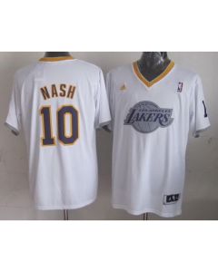 Lakers #10 Steve Nash White 2013 Christmas Day Swingman Stitched NBA Jersey