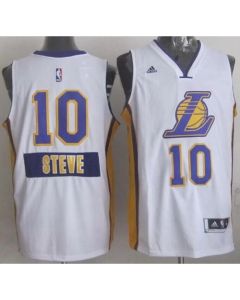 Lakers #10 Steve Nash White 2014-15 Christmas Day Stitched NBA Jersey