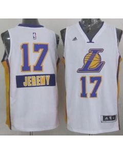 Lakers #17 Jeremy Lin White 2014-15 Christmas Day Stitched NBA Jersey