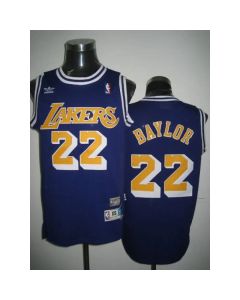 Lakers #22 Elgin Baylor Stitched Purple Throwback NBA Jersey