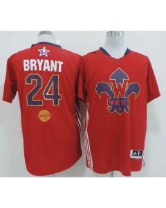 Lakers #24 Kobe Bryant Red 2014 All Star Stitched NBA Jersey