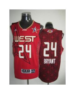 Lakers #24 Kobe Bryant Stitched Red 2010 All Star NBA Jersey