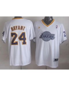 Lakers #24 Kobe Bryant White 2013 Christmas Day Swingman Stitched NBA Jersey