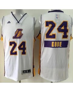 Lakers #24 Kobe Bryant White 2014-15 Christmas Day Stitched NBA Jersey