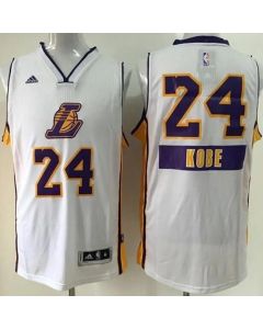 Lakers #24 Kobe Bryant White 2014-15 Christmas Day Stitched Youth NBA Jersey