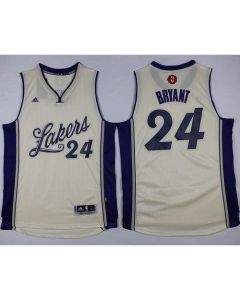 Lakers #24 Kobe Bryant White 2015-2016 Christmas Day Stitched NBA Jersey
