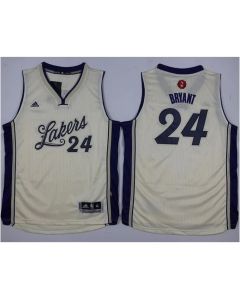 Lakers #24 Kobe Bryant White 2015-2016 Christmas Day Stitched Youth NBA Jersey