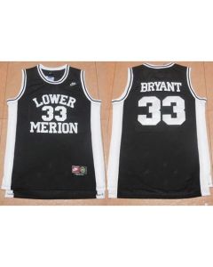 Lakers #33 Kobe Bryant Black Lower Merion High School Stitched NBA Jersey