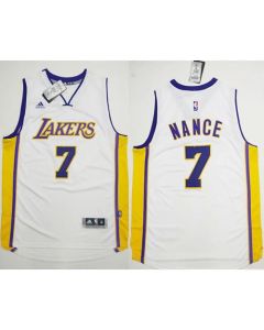 Lakers #7 Larry Nance White Stitched NBA Jersey