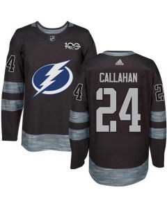 Lightning #24 Ryan Callahan Black 1917-2017 100th Anniversary Stitched NHL Jersey