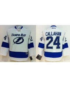 Lightning #24 Ryan Callahan White Road Women's Stitched NHL Jersey