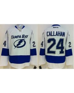 Lightning #24 Ryan Callahan White Stitched Youth NHL Jersey