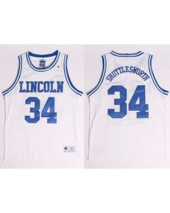 Lincoln He Got Game #34 Jesus Shuttlesworth White Stitched Basketball Jersey