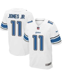 Lions #11 Marvin Jones Jr White Men's Stitched NFL Elite Jersey