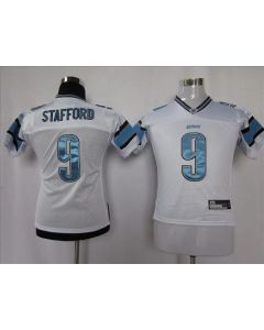 Lions #9 Matthew Stafford White Stitched Youth NFL Jersey