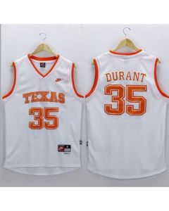 Longhorns #35 Kevin Durant White New Stitched NCAA Jersey