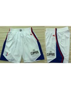 Los Angeles Clippers White NBA Shorts
