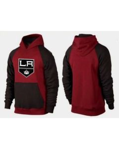 Los Angeles Kings Pullover Hoodie Burgundy Red & Black