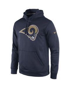 Los Angeles Rams Practice Performance Pullover Hoodie Navy
