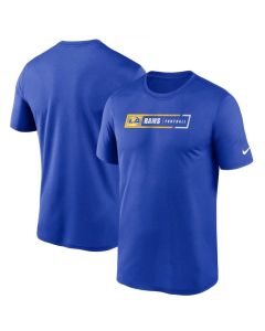 Los Angeles Rams Royal Fan Gear Legend Football Performance T-Shirt