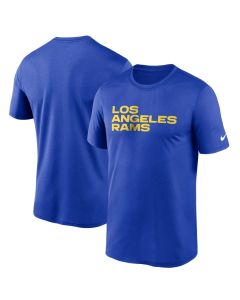 Los Angeles Rams Royal Legend Performance Logo Essential 3 T-Shirt