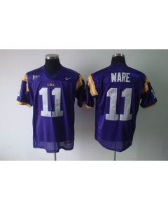 LSU Tigers #11 Spencer Ware Purple Stitched NCAA Jersey