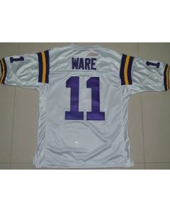 LSU Tigers #11 Spencer Ware White Stitched NCAA Jersey
