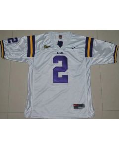 LSU Tigers #2 Rueben Randle White Stitched NCAA Jersey