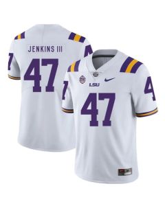 LSU Tigers #47 Nelson Jenkins III White Stitched NCAA Jersey