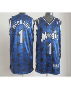 Magic #1 Tracy Mcgrady Blue All Star Stitched Jersey