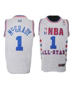 Magic #1 Tracy Mcgrady White 2003 All Star Stitched NBA Jersey