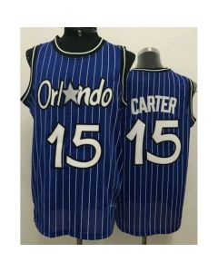 Magic #15 Vince Carter Blue Throwback Stitched NBA Jersey