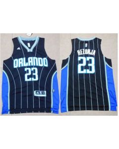 Magic #23 Mario Hezonja Black Stitched NBA Jersey