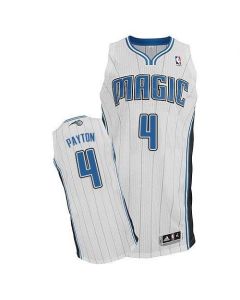 Magic #4 Elfrid Payton White Revolution 30 Stitched NBA Jersey