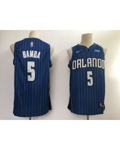 Magic #5 Mohamed Bamba Royal NBA Swingman Icon Edition Jersey