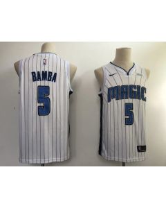 Magic #5 Mohamed Bamba White NBA Swingman Association Edition Jersey