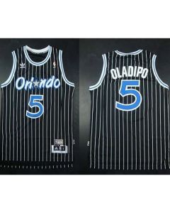 Magic #5 Victor Oladipo Black Throwback Stitched NBA Jersey