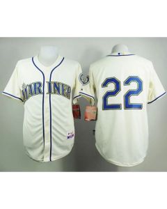Mariners #22 Robinson Cano Cream Alternate Cool Base Stitched MLB Jersey