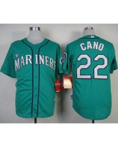 Mariners #22 Robinson Cano Green Alternate Cool Base Stitched MLB Jersey