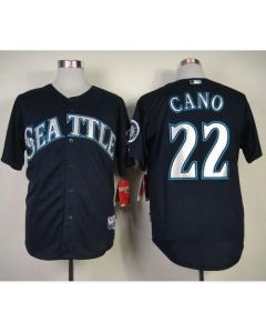 Mariners #22 Robinson Cano Navy Blue Cool Base Stitched MLB Jersey