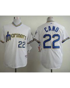 Mariners #22 Robinson Cano White 1979 Turn Back The Clock Stitched MLB Jersey
