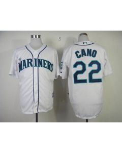 Mariners #22 Robinson Cano White Home Cool Base Stitched MLB Jersey